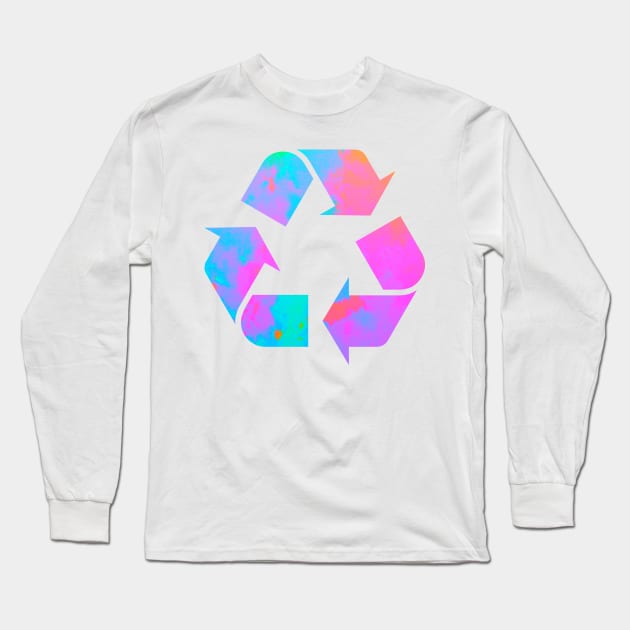 Colorful Recycle Logo Long Sleeve T-Shirt by lolosenese